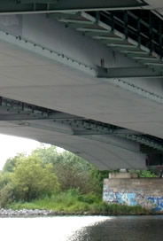A1 / BAB - 280 Meter lange Weserbrücke - Strombrücke